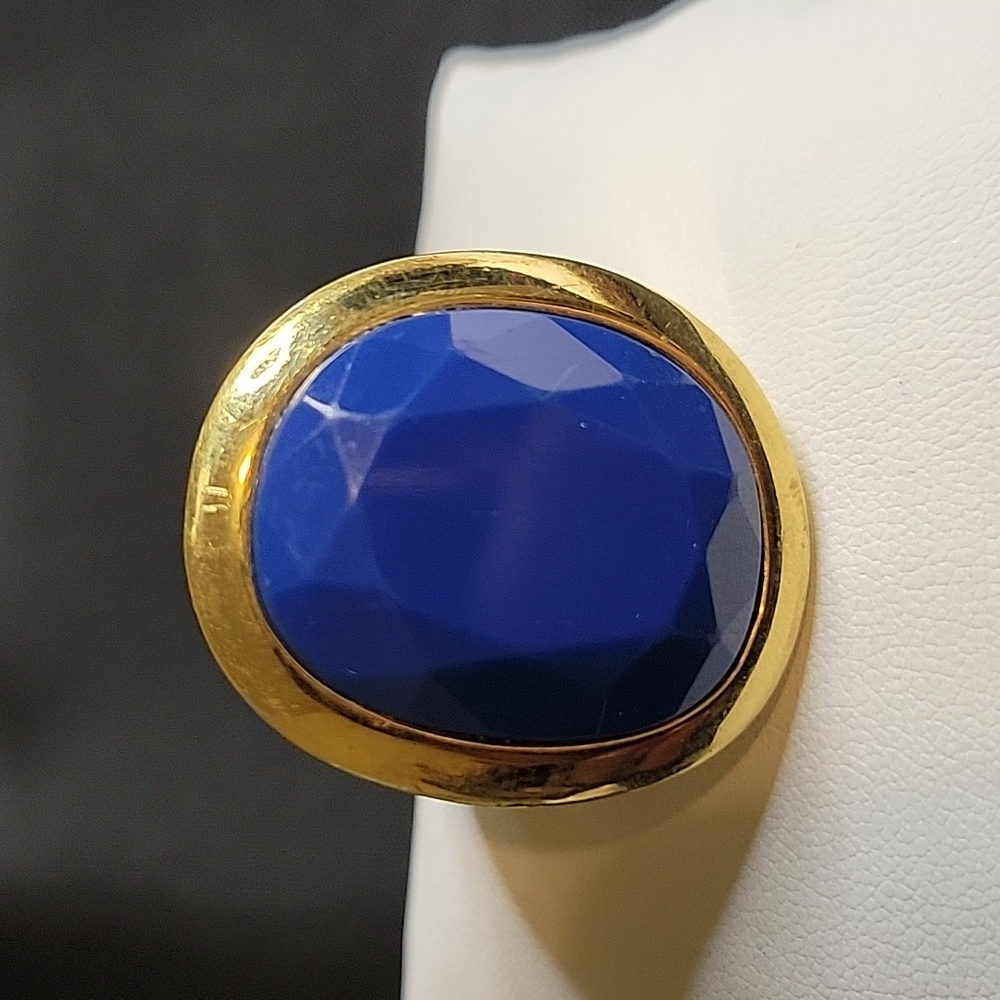 Kenneth J. Lane Blue Cocktail Ring